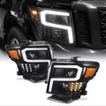 Chrome Projector LED Headlights Q8261