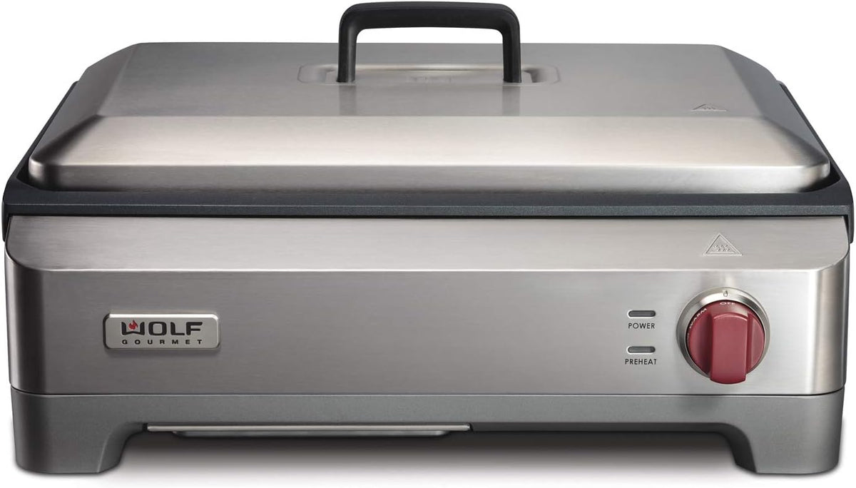 Nonstick Electric Griddle with Stainless Steel Q31713
