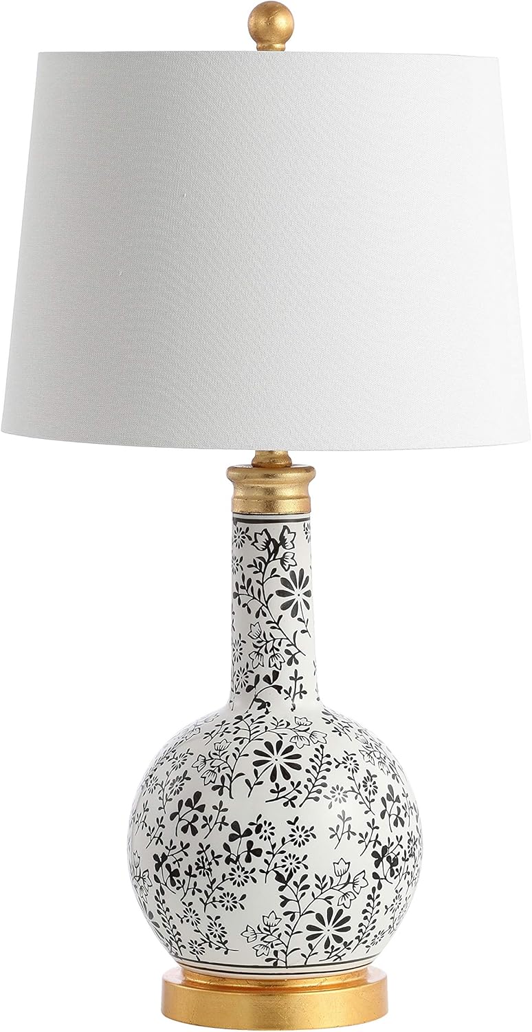 Black/ White 26-inch Table Lamp Set of 2 O1055