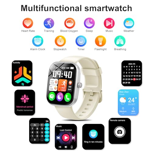 Smart Watch 1.91" Touch Screen Fitness Watch B62556