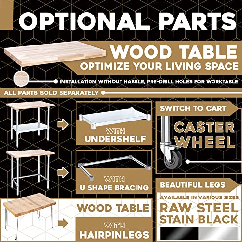 Butcher Block Work Bench Top - 30 x 48 x 1.5 in. Maple Slab Natural Finish Table Top D72291