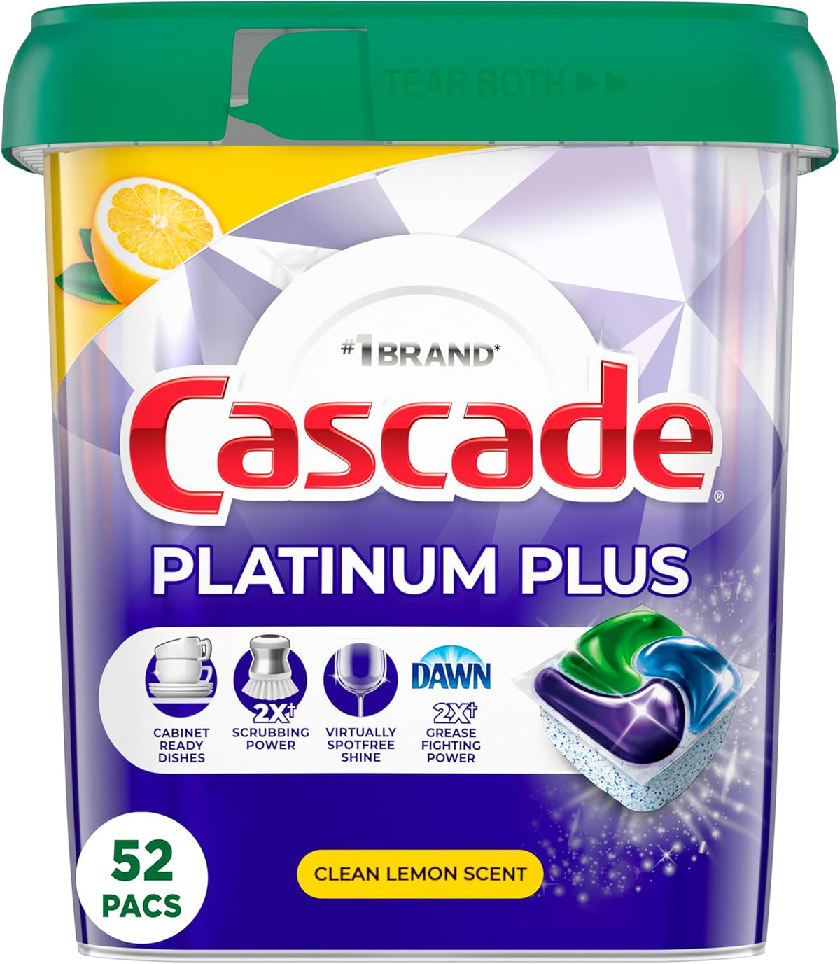52 Count Dishwasher Detergent Pods Z7779