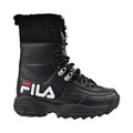 Black-White-Red Women's Boots C854704