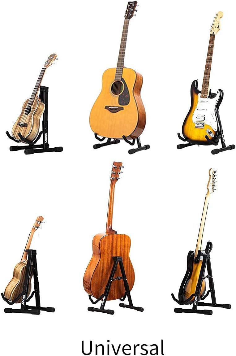 Mahogany 21 Inch Soprano Ukulele with Folding Guitar Stand M846