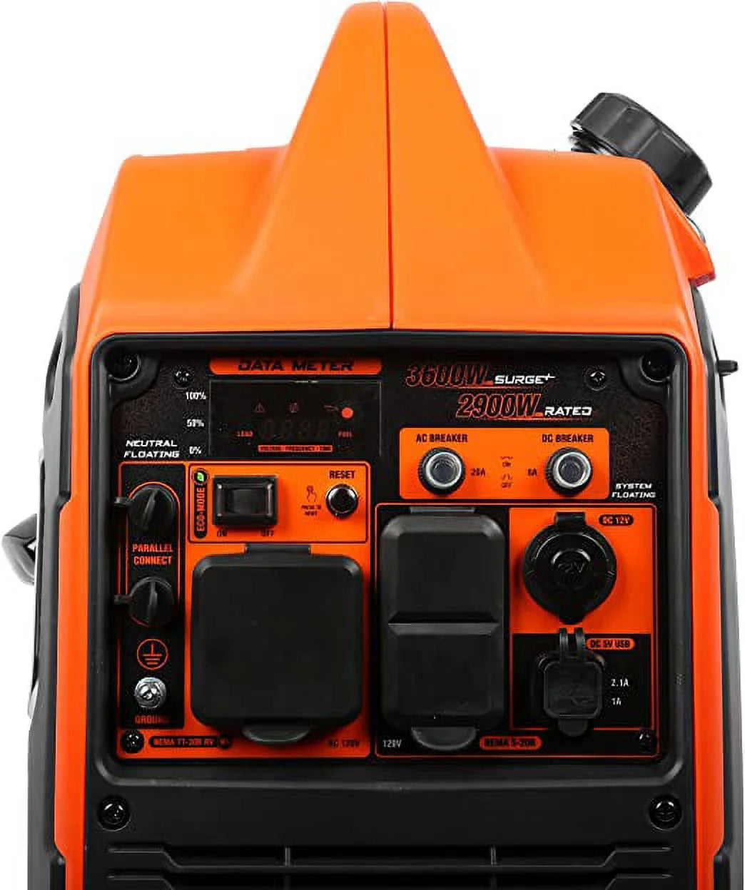 3600-Watt Portable Inverter Generator with Fuel Shut Off M478520