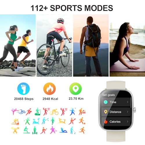 Smart Watch 1.91" Touch Screen Fitness Watch B62556