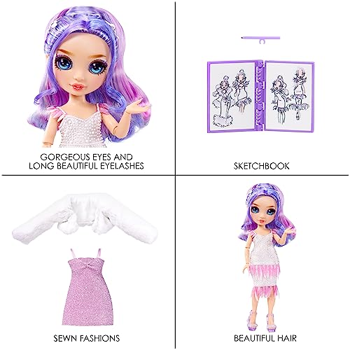 Purple 11” Fashion Doll and Playset with 2 Complete Doll Outfits and Fashion Play Accessories P1952