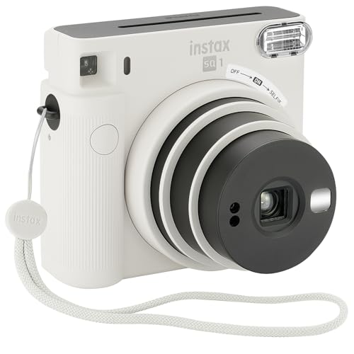 Terracotta Orange Instant Camera with 20 Square Film H450