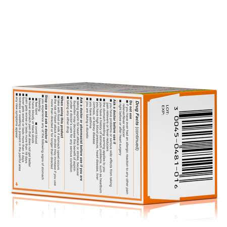200mg Ibuprofen Caplets, 100 Count D977