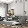 Gray Twin Size Daybed with Trundle W678