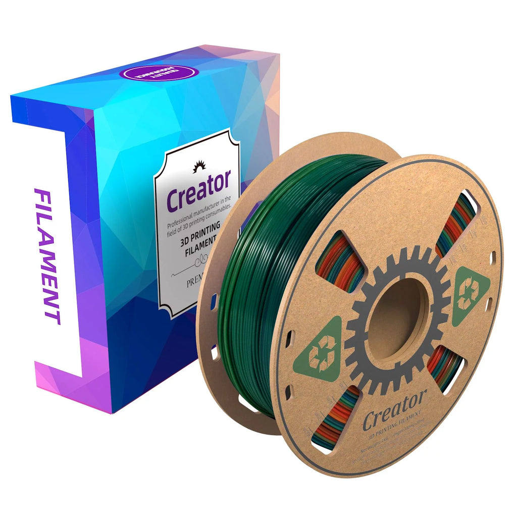 1.75mm Multicolor PLA 3D Printer Filament, 1KG/2.2lbs I324
