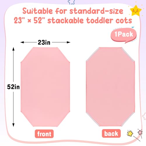Pink Brushed Microfiber Standard Size Cot Sheet with Elastic Corner Strap, 1 Pack N2354