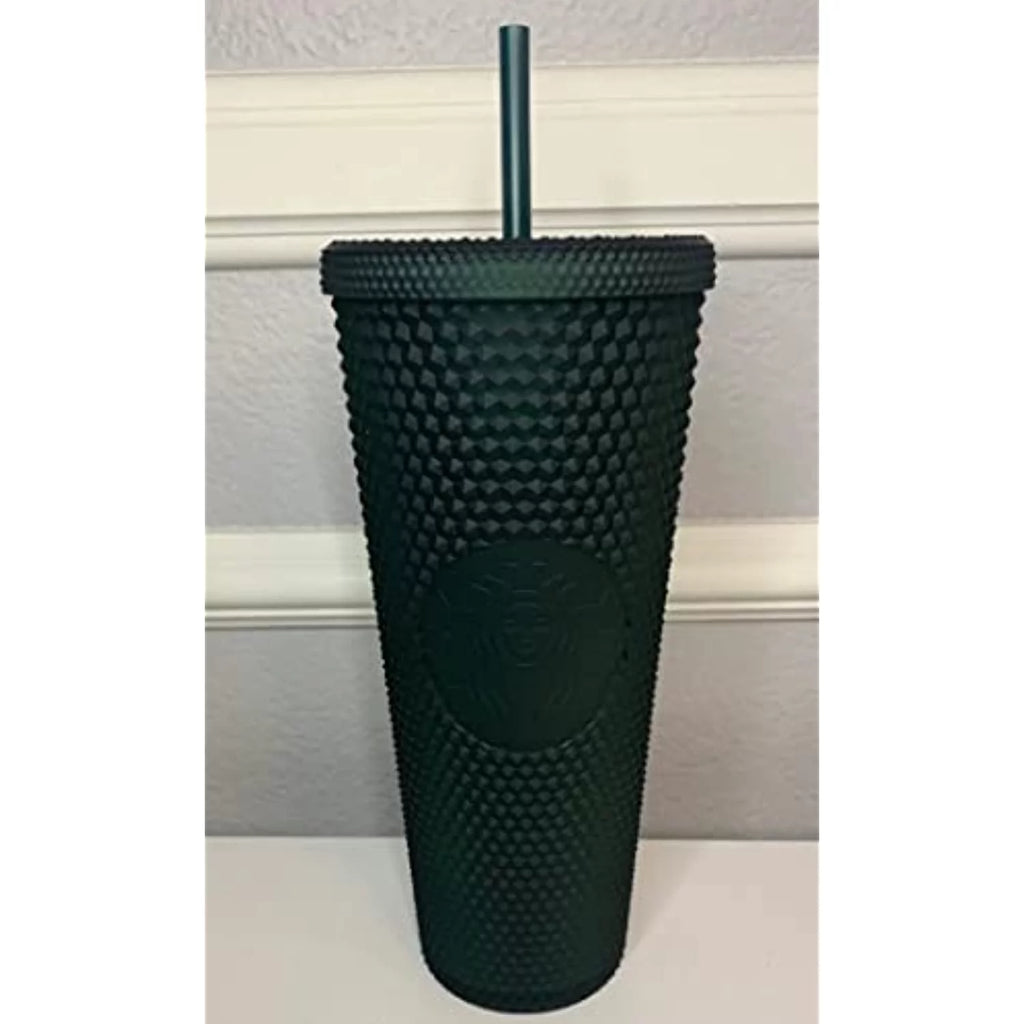 Dark Green Jelly Studded Tumbler 24Oz E189