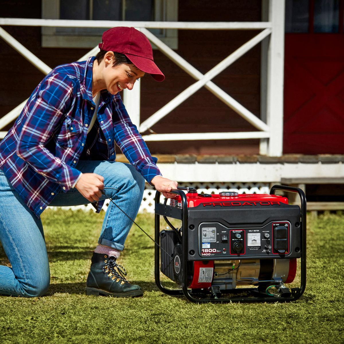 1800 Watt Gas-Powered Portable Generator W94569