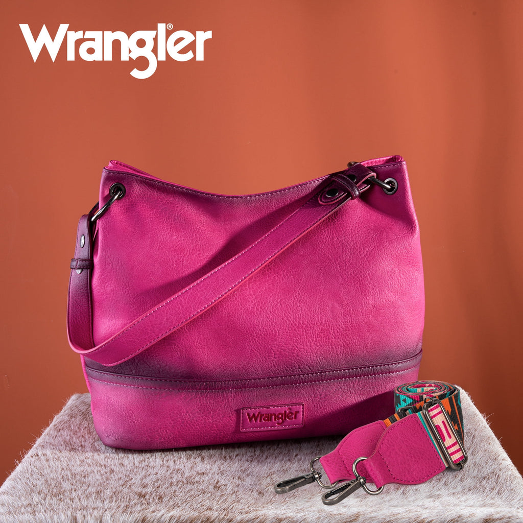 Distressed-Hot Pink Leather Tote Bag J82943