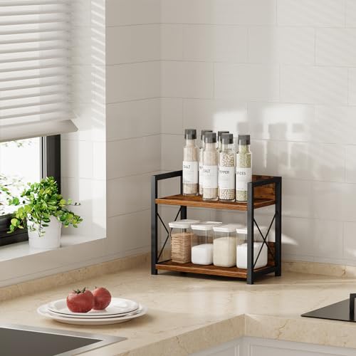 Grey 2 Tier Countertop Shelf Organizer N166792