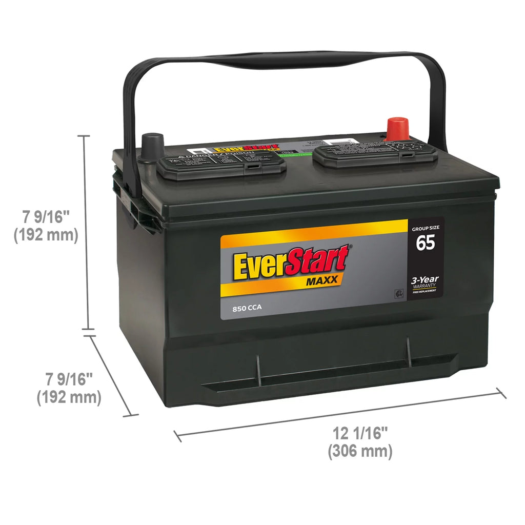 Group Size 65 12 Volt 850 CCA Lead Acid Automotive Battery E767