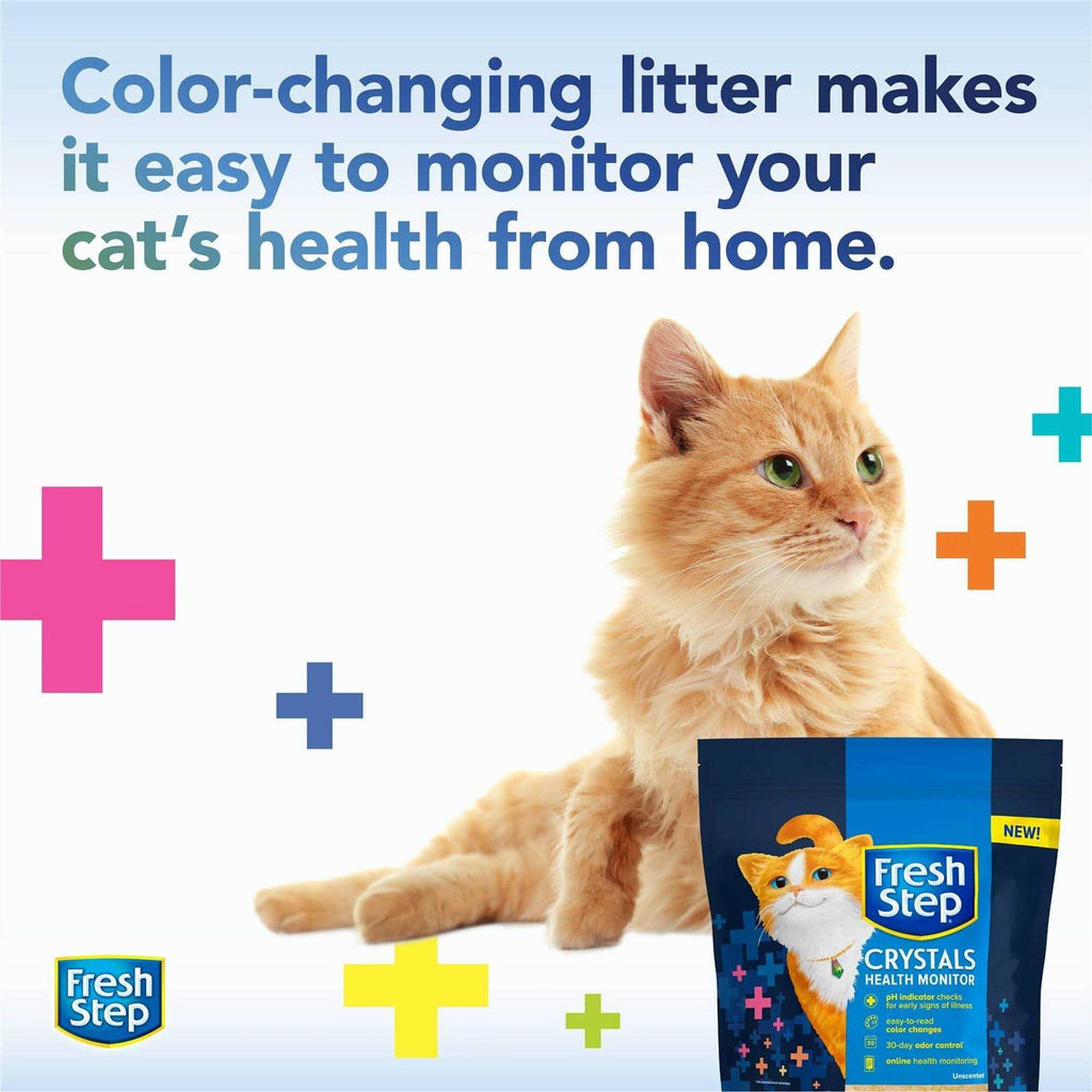 Fresh Step Crystals Health Monitor Cat Litter W4022