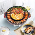 2 in 1 Electric Grill and Hot Pot with Nonstick Coating R778747