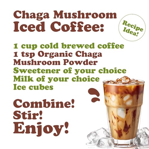 Organic Chaga Mushroom Powder, 1 Pound M610