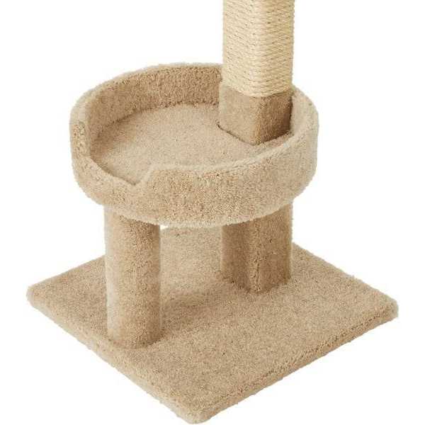32-in Real Carpet Wooden Cat Tree O68862