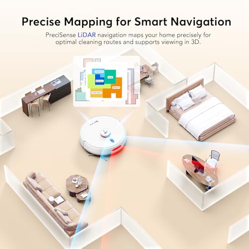 Robot Vacuum and Mop with Self-Emptying Dock Q602372