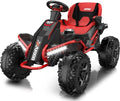 24V 4x4 Ride On Toy with 4x200W Motors, 5MPH, Parent Remote, Wide Adjustable Seat, Headlights, Metal Frame, Shock Absorbers, Green S8847