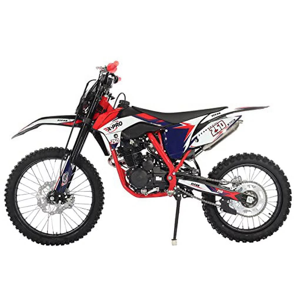 Gas Pit Dirt Bike, 5-Speed Manual Transmission, Electric/Kick Start M7091