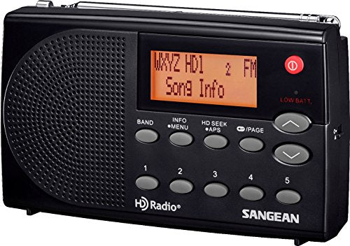 Black Portable HD Radio N744
