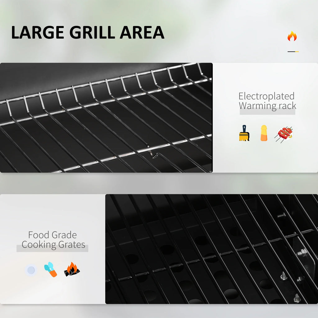 Black Charcoal BBQ Grill R207