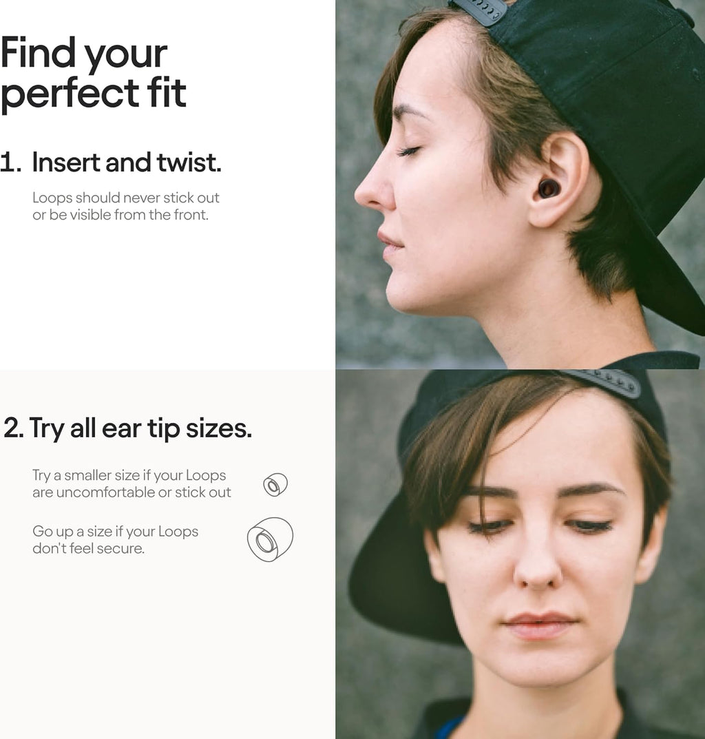 Loop Earplugs Daily Control Plus Bundle (2-Pack) + Mute – Loop Quiet (Black) + Loop Engage Plus (Crystal) + Loop Mute | Reusable Ear Plugs T22660