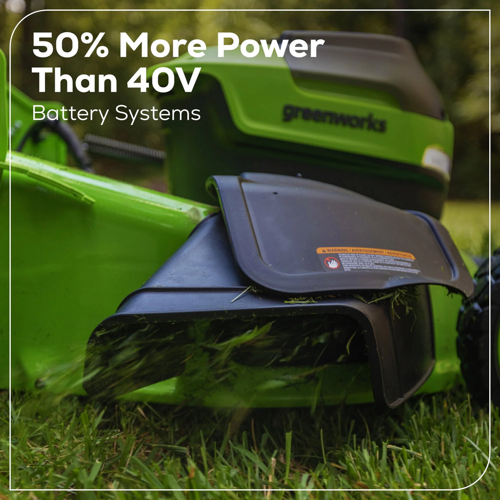 60V 21 Self Propelled Lawn Mower with 8.0 Ah Battery & Rapid Charger C462867