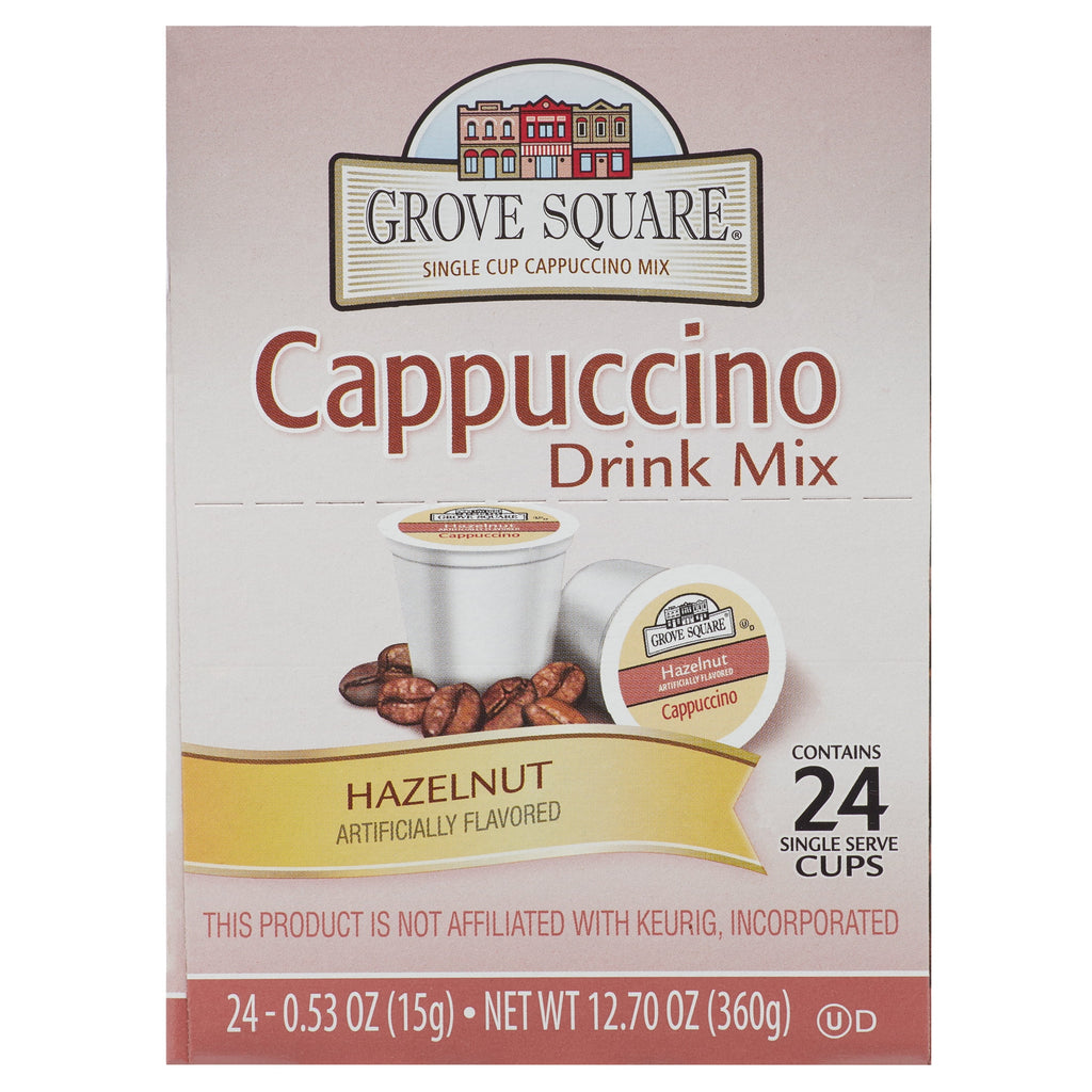 Hazelnut Cappuccino Coffee Pods, 24 Count E300