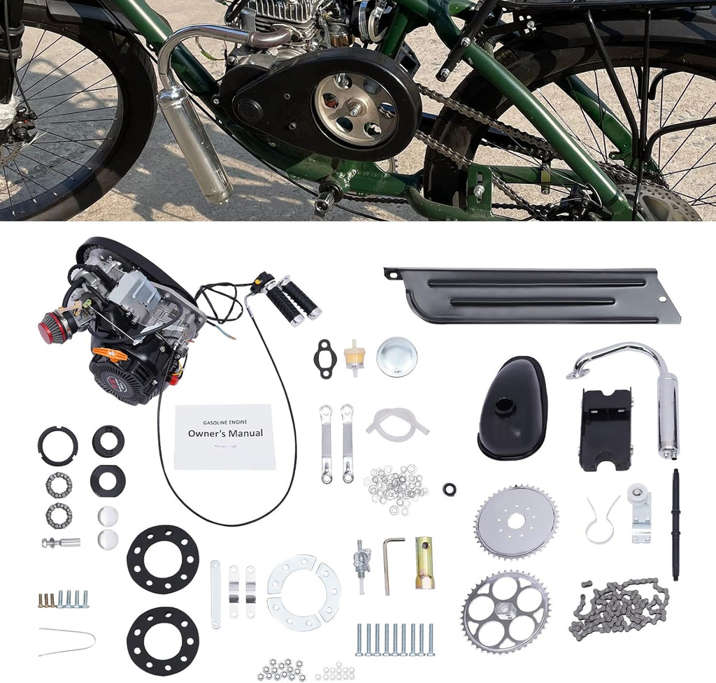 100cc 4-Stroke Gasoline Engine Kit Air-Cooled Motor Chain Drive M852818