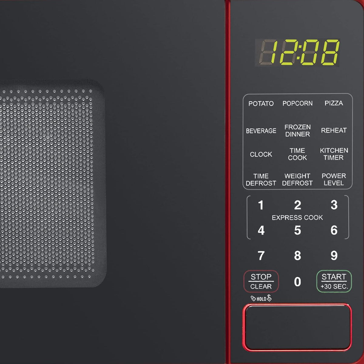 Compact Countertop Microwave Oven 0.7 Cu. Ft. 700-Watts with LED Digital Display O892575