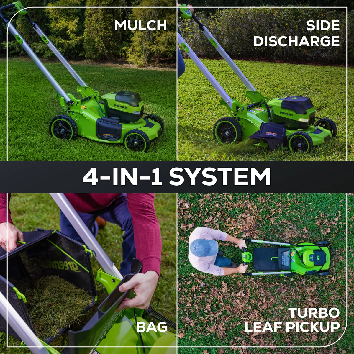 60V 21 Self Propelled Lawn Mower with 8.0 Ah Battery & Rapid Charger C462867