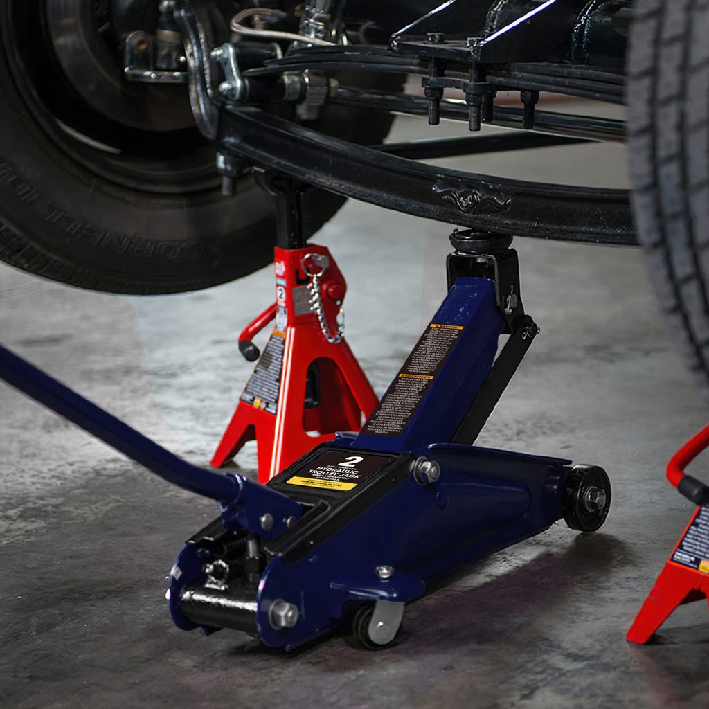 2 Ton Hydraulic Trolley Floor Jack with Carrying Case A6487