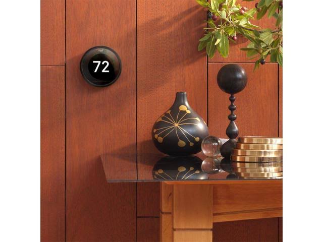 Black Learning Thermostat N520267