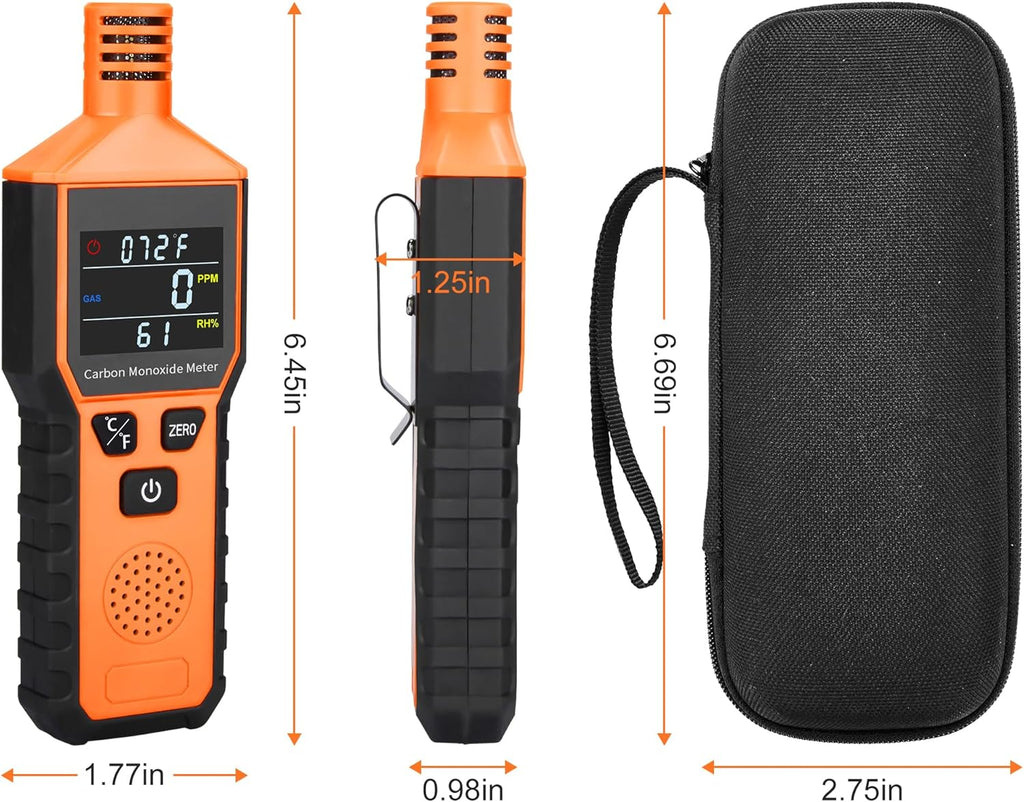 Portable Carbon Monoxide Detector Battery Powered Handheld Meter B51869