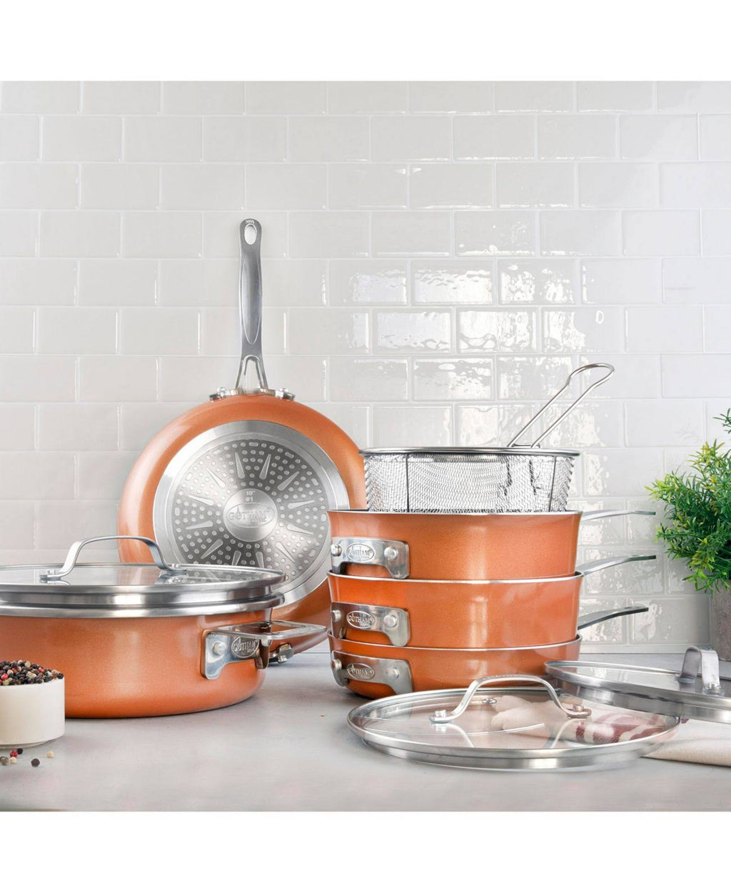 10-piece Nonstick Aluminum Cookware Set G3900