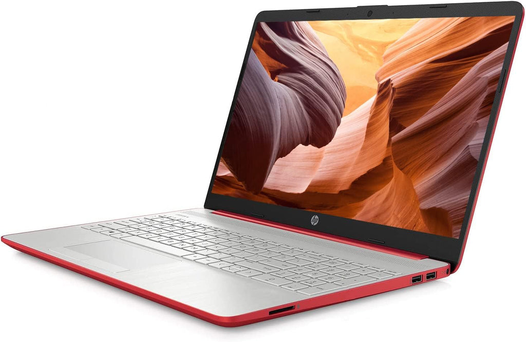 15'' HD IPS Laptop, Intel Pentium 4-Core Processor, 8GB RAM, 128GB SSD, Dale Red (Renewed) C563