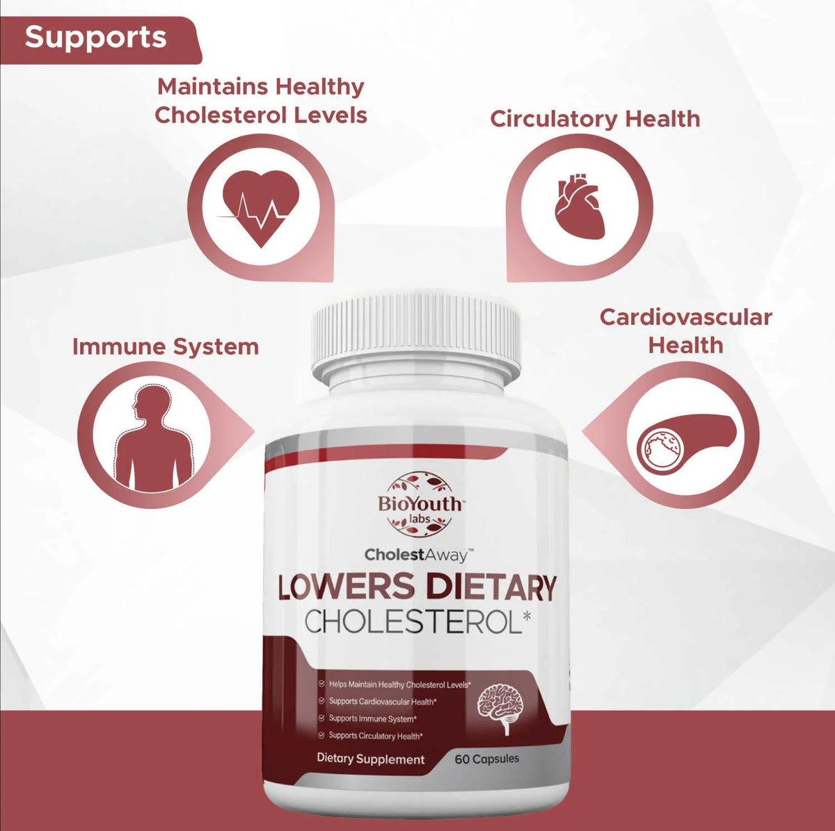 100% Natural Cholesterol Supplement R435256