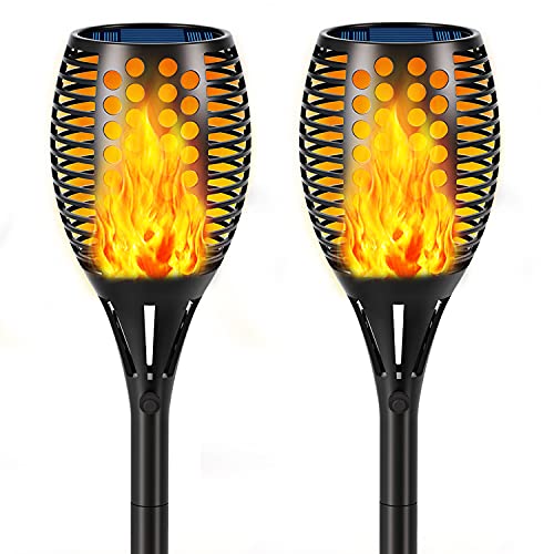43" Flickering Flames Torch Lights Outdoor Waterproof 4-Pack U484669