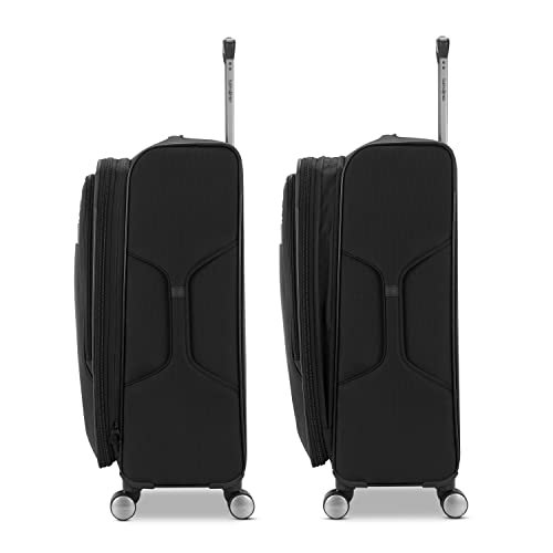Sapphire Blue Softside Expandable Luggage with Spinner Wheels, 3PC SET N744895