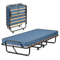 Blue Folding Bed with 3" Mattress N2291