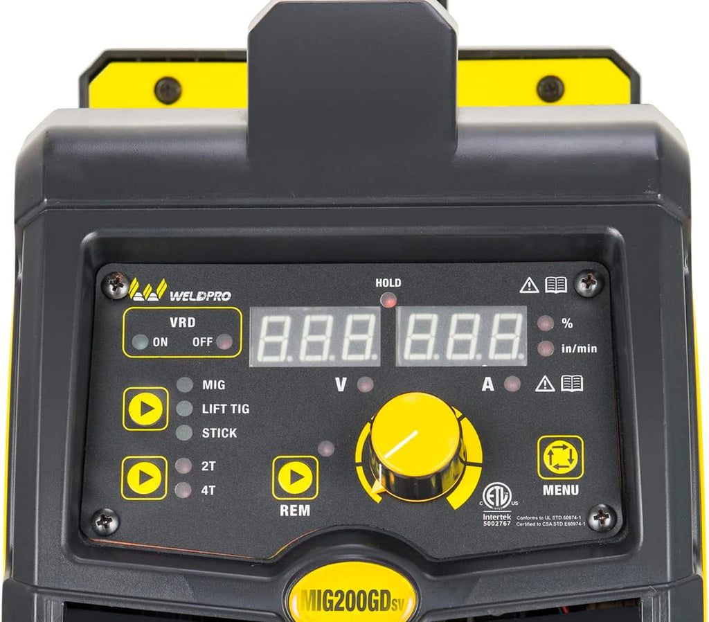 200 Amp Inverter Multi Process Welder Dual Voltage 220V/110V Mig Tig Arc Stick 3 in 1 Welding Machine X37227
