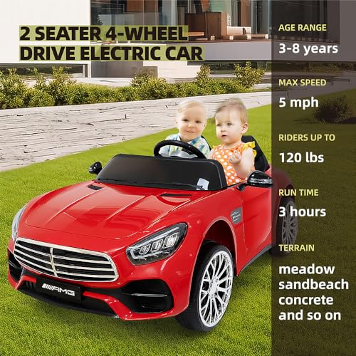 24V Battery Powered Two Seater Ride On Car with Remote Control Q933