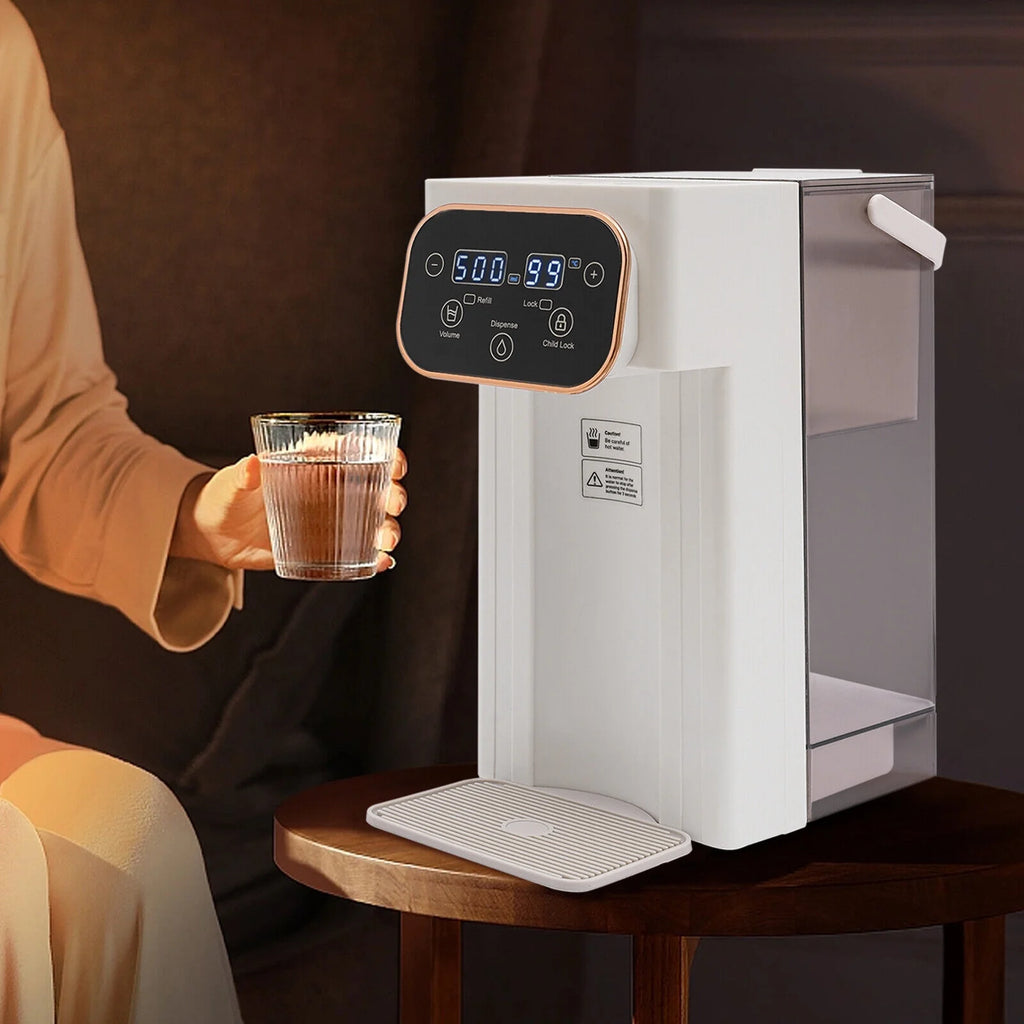 1500W Electric Kettle Hot Water Dispenser with Filter LCD Panel S408298