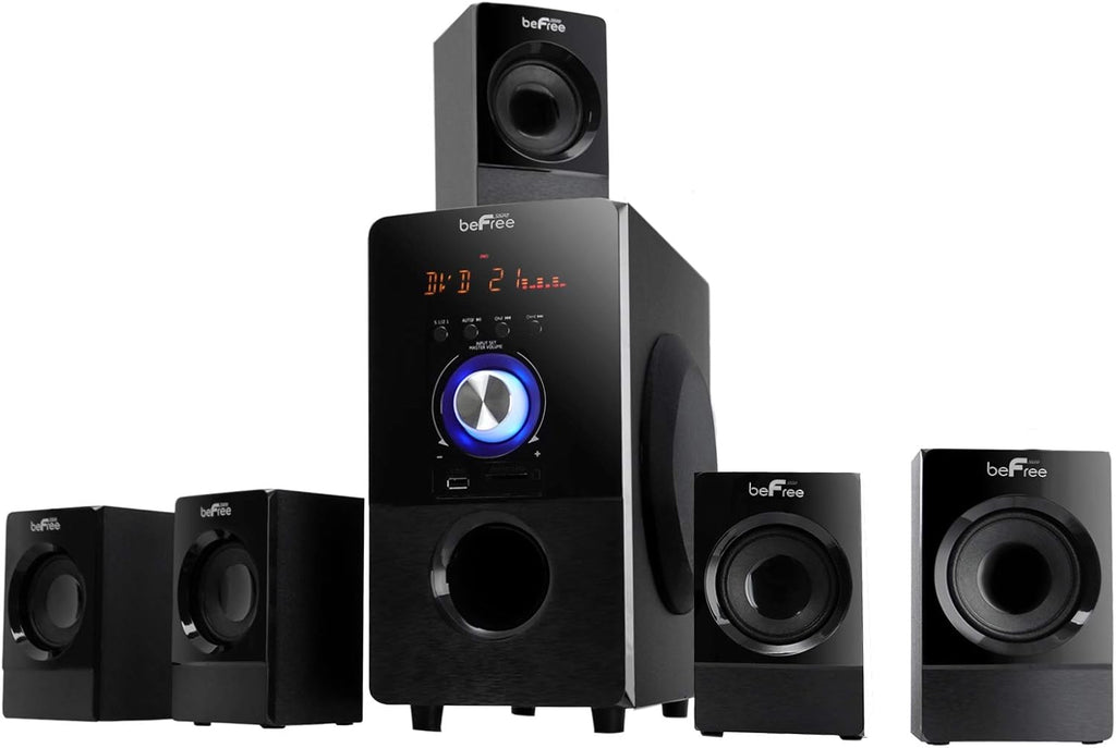 5.1 Channel Bluetooth Surround Sound Speaker System in Black I440246