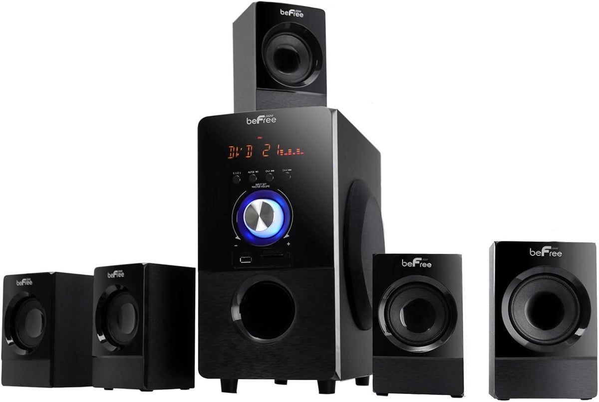 5.1 Channel Bluetooth Surround Sound Speaker System in Black I440246